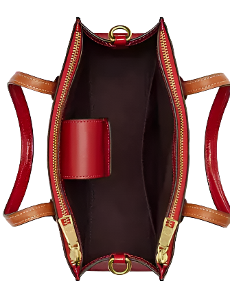 Coach Nina Small Tote Bag In Signature Leather