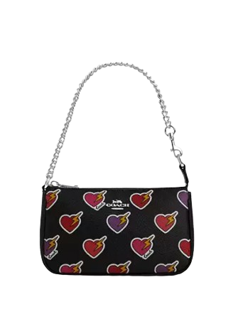 Coach Nolita 19 With Heart Bolt Print