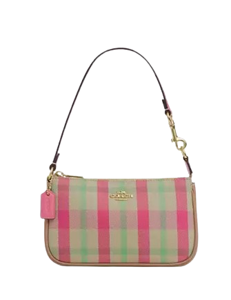 Coach Nolita 19 With Plaid Print