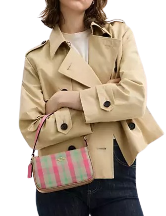 Coach Nolita 19 With Plaid Print