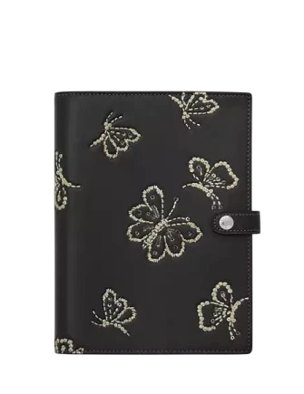 Coach Notebook With Butterfly Print
