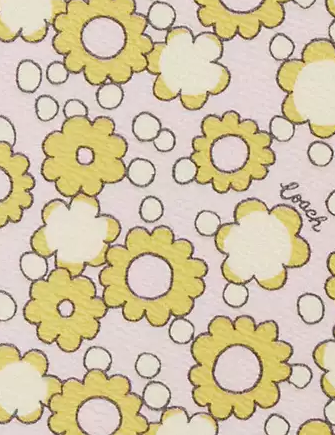 Coach Notebook With Floral Print