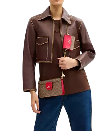 Coach Poppy Crossbody Bag In Signature Canvas