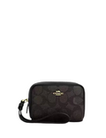 Coach Pouch Wristlet In Signature Canvas