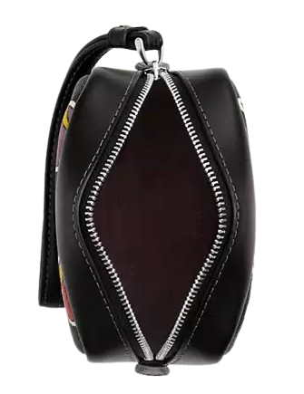Coach Pouch Wristlet With Heart Bolt Print