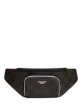 Coach Racer Belt Bag In Blocked Signature Canvas