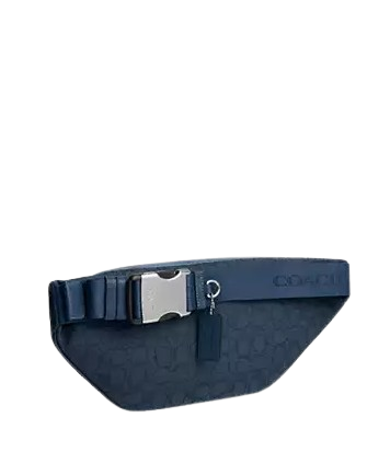 Coach Racer Belt Bag In Signature Jacquard