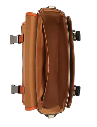Coach Racer Messenger In Colorblock Signature Canvas