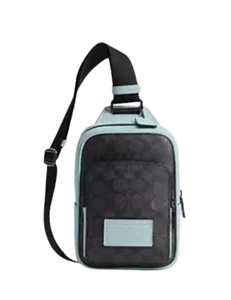 Coach Racer Sling Pack In Colorblock Signature Canvas
