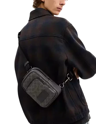 Coach Racer Sling Pack In Signature Canvas