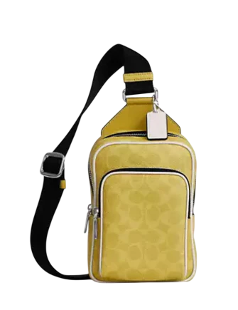 Coach Racer Sling Pack In Signature Canvas