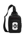 Coach Racer Sling Pack With Varsity Motif