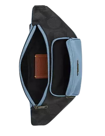 Coach Racer Small Belt Bag In Maxi Signature Canvas