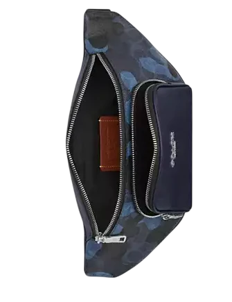 Coach Racer Small Belt Bag In Signature Camo Print