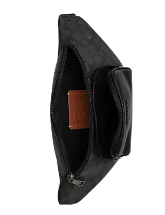 Coach Racer Small Belt Bag In Signature Canvas