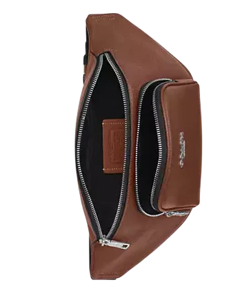 Coach Racer Small Belt Bag In Signature Leather