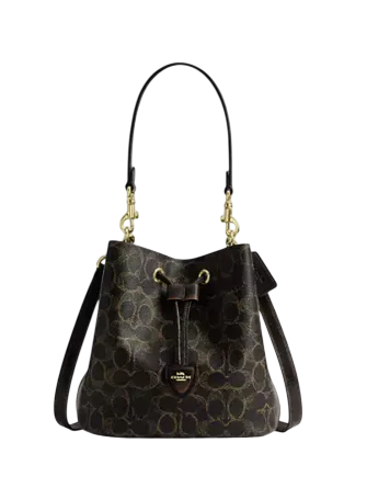 Coach Rowan Bucket Bag In Loved Signature Canvas With Charms