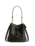 Coach Rowan Bucket Bag In Loved Signature Canvas With Charms