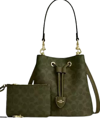 Coach Rowan Bucket Bag In Signature Canvas
