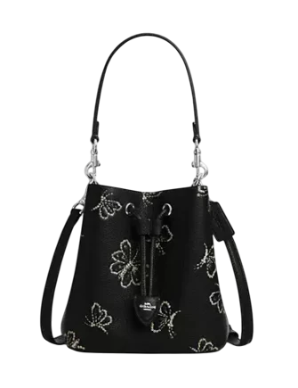 Coach Rowan Bucket Bag With Butterfly Print