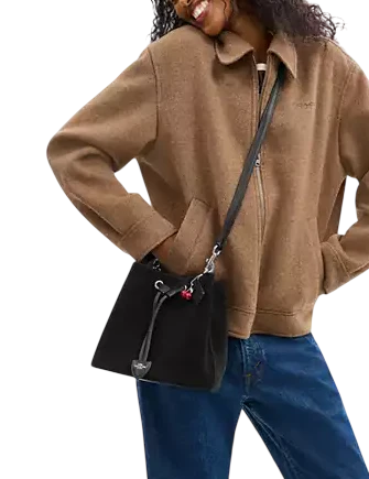 Coach Rowan Bucket Bag With Cherry Charm