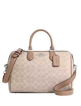 Coach Rowan Large Satchel Bag In Signature Canvas