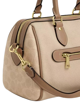 Coach Rowan Satchel Bag In Colorblock
