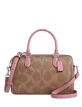 Coach Rowan Satchel Bag In Maxi Signature Canvas