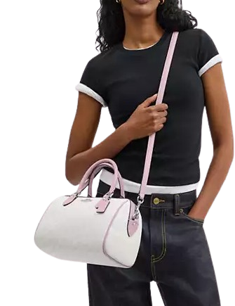 Coach Rowan Satchel Bag In Signature Canvas