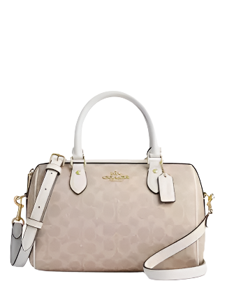 Coach Rowan Satchel Bag In Signature Canvas
