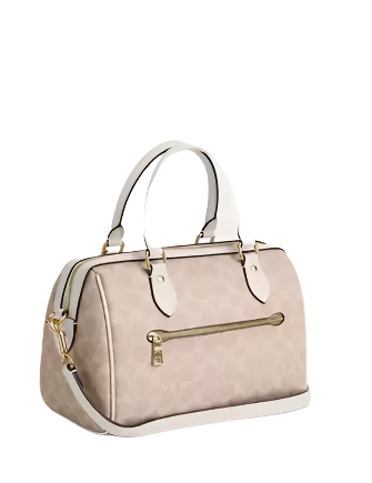 Coach Rowan Satchel Bag In Signature Canvas