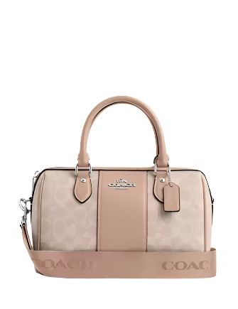 Coach Rowan Satchel Bag In Signature Canvas