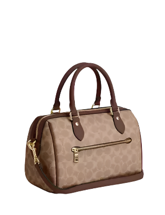 Coach Rowan Satchel Bag In Signature Canvas