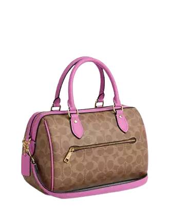 Coach Rowan Satchel Bag In Signature Canvas