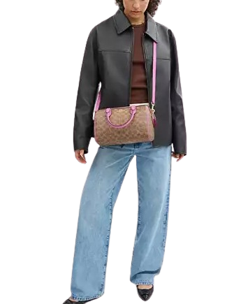 Coach Rowan Satchel Bag In Signature Canvas