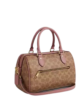 Coach Rowan Satchel Bag In Signature Canvas