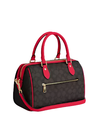Coach Rowan Satchel Bag In Signature Canvas