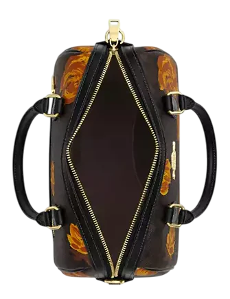 Coach Rowan Satchel Bag In Signature Canvas With Floral Print