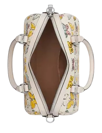 Coach Rowan Satchel Bag With Butterfly Print