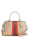 Coach Rowan Satchel Bag With Stripe