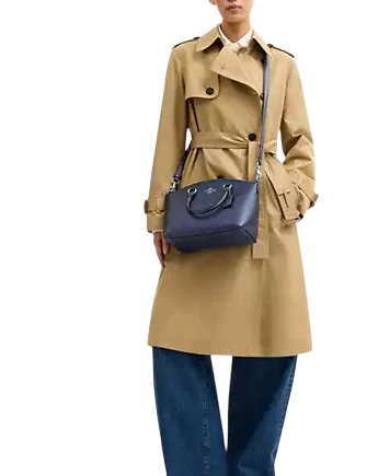 Coach Sadie Satchel Bag In Signature Canvas