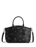 Coach Sadie Satchel Bag With Star Print