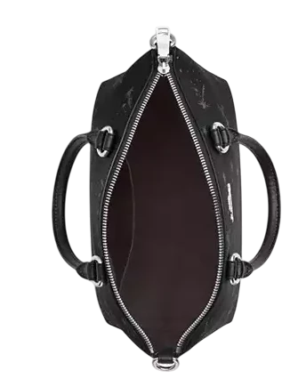 Coach Sadie Satchel Bag With Star Print