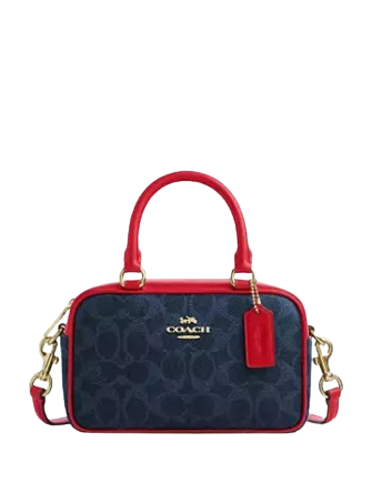 Coach Satchel Crossbody Bag In Signature Canvas