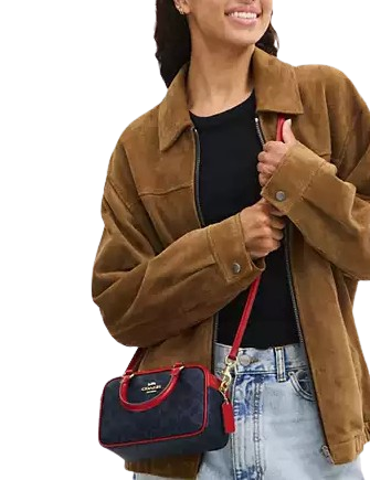 Coach Satchel Crossbody Bag In Signature Canvas