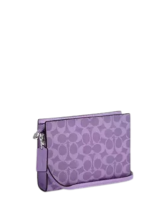 Coach Slim Crossbody Bag In Signature Canvas