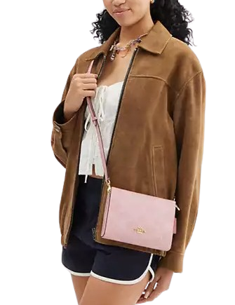 Coach Slim Crossbody Bag In Signature Canvas