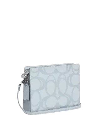 Coach Slim Crossbody Bag In Sketch Signature Canvas