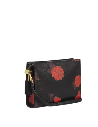 Coach Slim Crossbody Bag With Floral Print