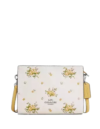 Coach Slim Crossbody Bag With Floral Print